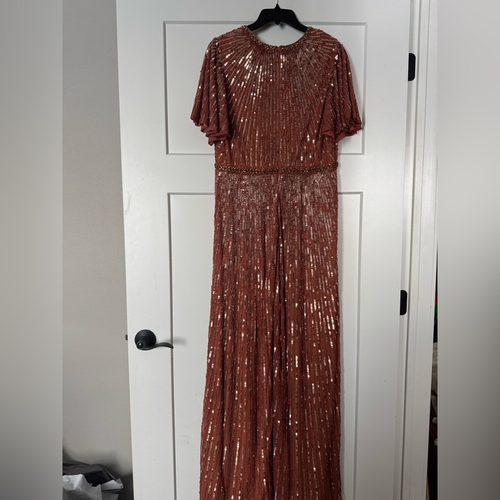 Mac Duggal Copper Evening Gown - Picture 4 of 9